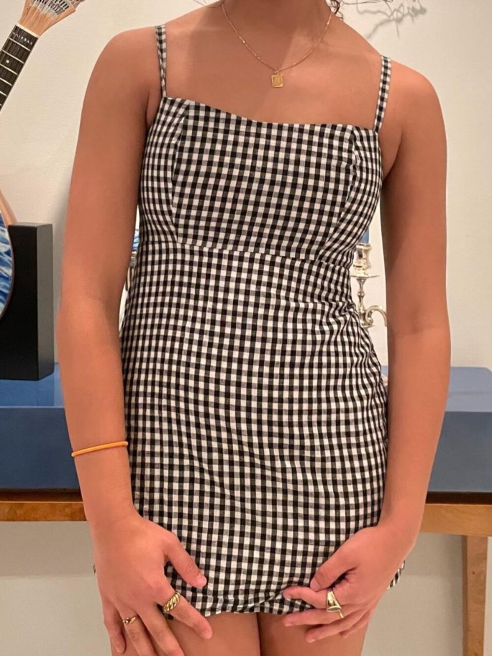 Brandy Melville Gingham Mini Dress